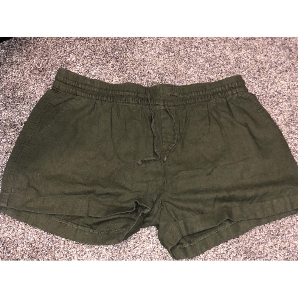 Green shorts from Old Navy
